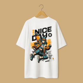 Nice Day Oversized Graphic T-Shirt - Image 3