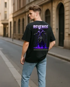 Revenge Oversized Graphic T-Shirt
