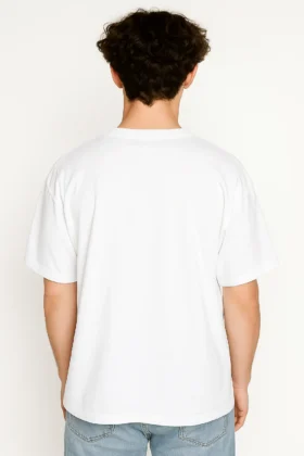 Men's White Broken Crayons Oversized T-Shirt - Image 2