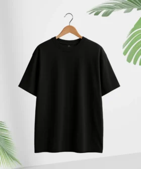 Men's Black Oversized T-shirt